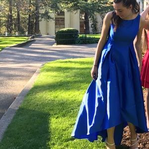Blue prom dress